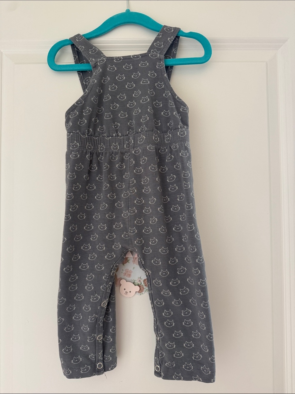 Kate Quinn Organic Cotton Cat Print Overalls - Picture 1 of 3